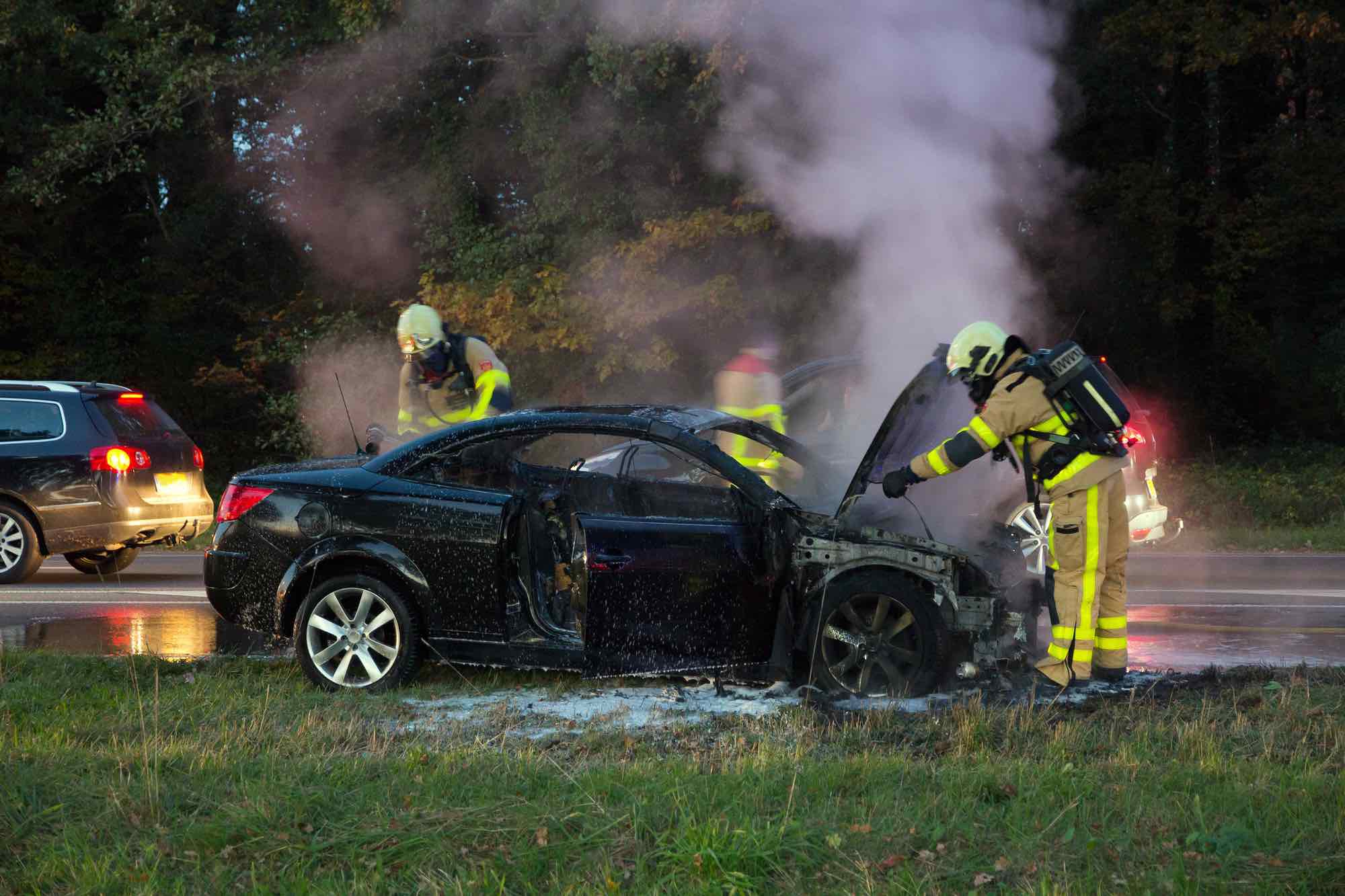 auto brandschade waterschade brandweer