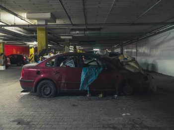 Sloopauto op laten halen in een parkeergarage, kan dat?
