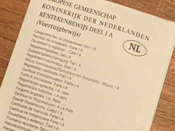 Is een papieren kentekenbewijs nog geldig?