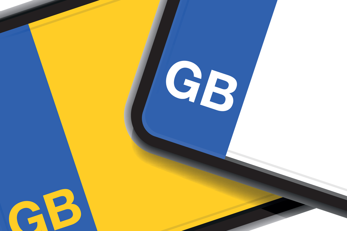 Kenteken Groot-Brittainne