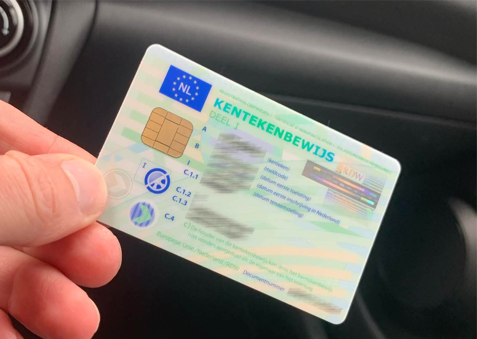 Autopapieren, Kentekenbewijs of Tenaamstellingscode kwijt, wat nu?