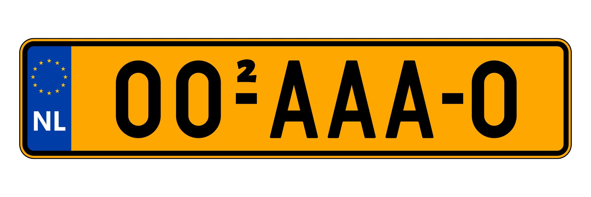 Kentekenplaat verloren of gestolen