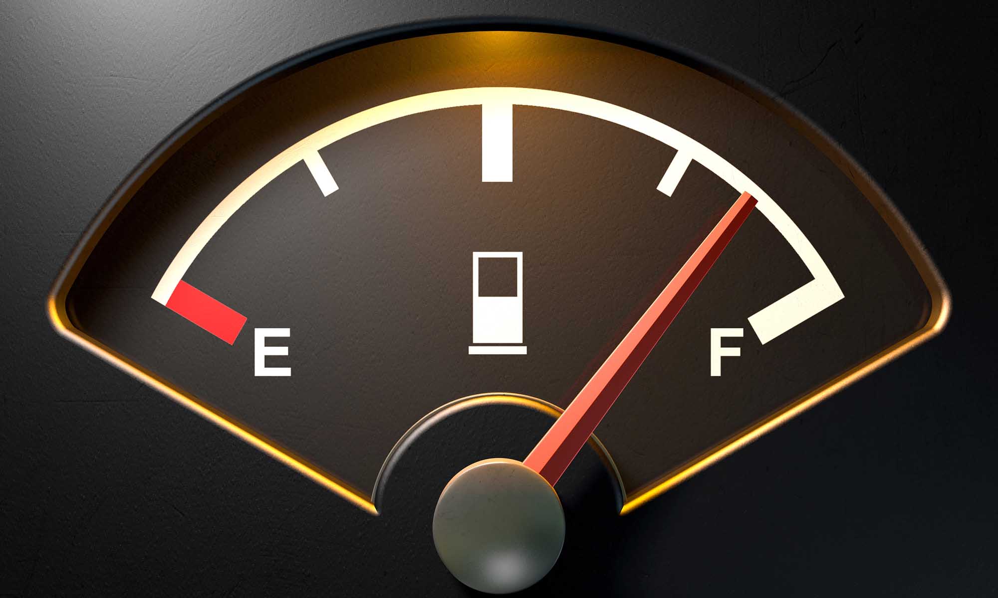 Sloopauto met volle tank