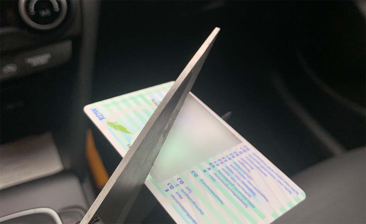 doorknippen kentekenbewijs